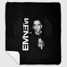 Плед с рукавами с принтом EMINEM в Новосибирске, 100% полиэстер | Закругленные углы, все края обработаны. Ткань не мнется и не растягивается. Размер 170*145 | eminem | rap | актёр | американский рэпер | композитор | маршалл | продюсер | рэп | рэпер | эминем