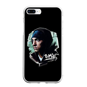 Чехол для iPhone 7Plus/8 Plus матовый с принтом EMINEM 8 MILE в Новосибирске, Силикон | Область печати: задняя сторона чехла, без боковых панелей | Тематика изображения на принте: eminem | rap | актёр | американский рэпер | композитор | маршалл | продюсер | рэп | рэпер | эминем