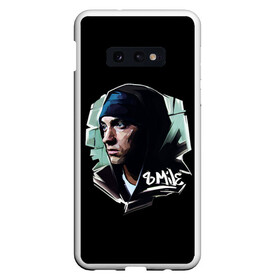 Чехол для Samsung S10E с принтом EMINEM 8 MILE в Новосибирске, Силикон | Область печати: задняя сторона чехла, без боковых панелей | Тематика изображения на принте: eminem | rap | актёр | американский рэпер | композитор | маршалл | продюсер | рэп | рэпер | эминем