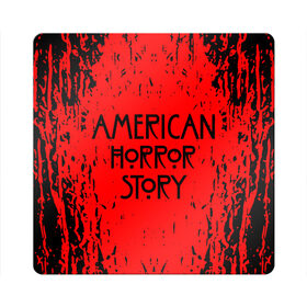 Магнит виниловый Квадрат с принтом American Horror Story. в Новосибирске, полимерный материал с магнитным слоем | размер 9*9 см, закругленные углы | 