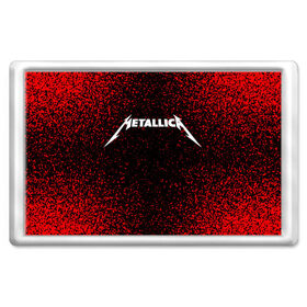 Магнит 45*70 с принтом Metallica. в Новосибирске, Пластик | Размер: 78*52 мм; Размер печати: 70*45 | metallica | music | rock | американская рок группа | метал группа | металлика | музыка | рок | рок группа | трэш метал | хеви метал