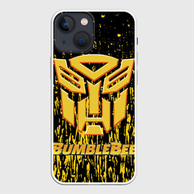 Чехол для iPhone 13 mini с принтом Bumblebee. в Новосибирске,  |  | автобот разведчик | автоботы | бамблби | боевик | кино | кино трансформеры | персонаж вселенной трансформеров | приключения | трансформеры | фантастика | фильмы