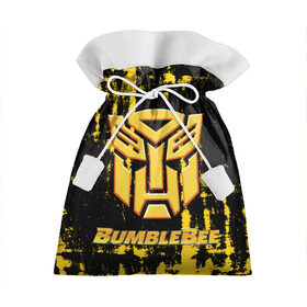 Подарочный 3D мешок с принтом Bumblebee. в Новосибирске, 100% полиэстер | Размер: 29*39 см | 