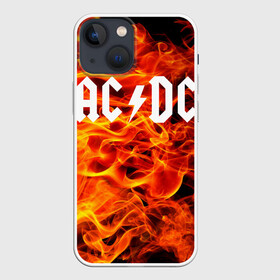 Чехол для iPhone 13 mini с принтом AC DC. в Новосибирске,  |  | ac dc | music | rock | австралийская рок группа | ас дс | асдс | блюз рок | музыка | переменный ток постоянный ток | рок | рок н ролл | хард рок | эй си ди си