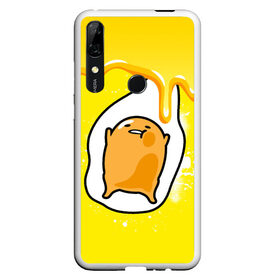 Чехол для Honor P Smart Z с принтом Gudetama в Новосибирске, Силикон | Область печати: задняя сторона чехла, без боковых панелей | Тематика изображения на принте: gudetama | анимешное яйцо | гудетама | желток | стекающее яйцо | яичница