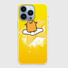 Чехол для iPhone 13 Pro с принтом желток аниме в Новосибирске,  |  | gudetama | анимешное яйцо | гудетама | желток | стекающее яйцо | яичница