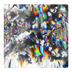 Магнитный плакат 3Х3 с принтом Gasoline stains abstraction в Новосибирске, Полимерный материал с магнитным слоем | 9 деталей размером 9*9 см | abstract | art | color | digital | gasoline | gradient | stains | texture | абстракция | арт | бензин | градиент | разводы | текстуры | цветной | цифровой