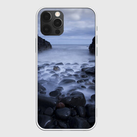 Чехол для iPhone 12 Pro Max с принтом Горные породы в Новосибирске, Силикон |  | Тематика изображения на принте: rocks | горные породы | камень | камни | камушки | море | моря | небеса | небо | облака | облако | океан | скала | скалы | туман | туманный | туманы | туча | тучи