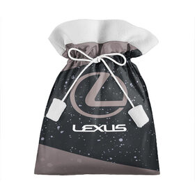 Подарочный 3D мешок с принтом LEXUS / ЛЕКСУС в Новосибирске, 100% полиэстер | Размер: 29*39 см | Тематика изображения на принте: auto | lexus | logo | moto | symbol | авто | автомобиль | гонки | лексус | лого | логотип | логотипы | марка | машина | мото | символ | символы
