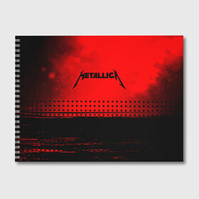 Альбом для рисования с принтом METALLICA МЕТАЛЛИКА в Новосибирске, 100% бумага
 | матовая бумага, плотность 200 мг. | hetfield | james | logo | metal | metalica | metallica | music | rock | star | джеймс | звезда | знак | ларс | лого | логотип | логотипы | метал | металика | металлика | музыка | рок | символ | символы | ульрих | хэтфилд