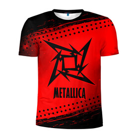 Мужская футболка 3D спортивная с принтом METALLICA / МЕТАЛЛИКА в Новосибирске, 100% полиэстер с улучшенными характеристиками | приталенный силуэт, круглая горловина, широкие плечи, сужается к линии бедра | hetfield | james | logo | metal | metalica | metallica | music | rock | star | джеймс | звезда | знак | ларс | лого | логотип | логотипы | метал | металика | металлика | музыка | рок | символ | символы | ульрих | хэтфилд