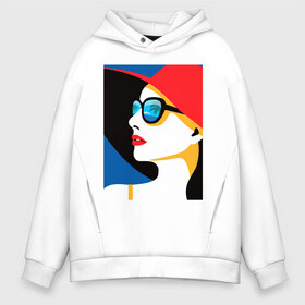 Мужское худи Oversize хлопок с принтом Pop art 100-1 в Новосибирске, френч-терри — 70% хлопок, 30% полиэстер. Мягкий теплый начес внутри —100% хлопок | боковые карманы, эластичные манжеты и нижняя кромка, капюшон на магнитной кнопке | pin up | искусство | поп культура | популярное | ретро