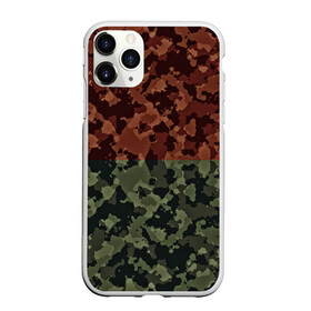 Чехол для iPhone 11 Pro матовый с принтом Двойной камуфляж в Новосибирске, Силикон |  | Тематика изображения на принте: военное | двойной камуфляж | камуфляж | милитари | текстура