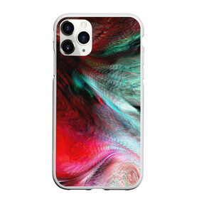 Чехол для iPhone 11 Pro Max матовый с принтом Roflex в Новосибирске, Силикон |  | abstraction | colorful | light | lines | patterns | red | spots | абстракция | красный | линии | пятна | разноцветный | свет | узоры