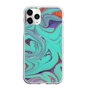 Чехол для iPhone 11 Pro Max матовый с принтом Olimpius в Новосибирске, Силикон |  | abstraction | colorful | mixing | paint | stains | абстракция | краска | разводы | разноцветный | смешивание