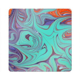 Магнит виниловый Квадрат с принтом Olimpius в Новосибирске, полимерный материал с магнитным слоем | размер 9*9 см, закругленные углы | Тематика изображения на принте: abstraction | colorful | mixing | paint | stains | абстракция | краска | разводы | разноцветный | смешивание