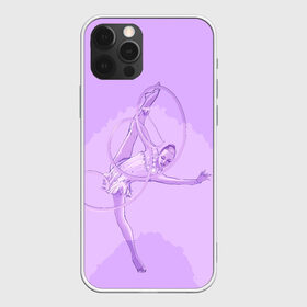Чехол для iPhone 12 Pro Max с принтом Гимнастика в Новосибирске, Силикон |  | gymnastics | rhythmic gymnastics | гимнастика | спорт | художественная гимнастика