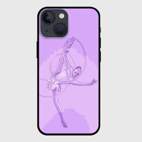 Чехол для iPhone 13 mini с принтом Гимнастика в Новосибирске,  |  | gymnastics | rhythmic gymnastics | гимнастика | спорт | художественная гимнастика