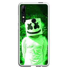 Чехол для Honor P Smart Z с принтом MARSHMELLO в Новосибирске, Силикон | Область печати: задняя сторона чехла, без боковых панелей | Тематика изображения на принте: fortnite | marshmallo | marshmallow | marshmello | marshmellow | маршмелло | маршмеллоу | розы | фортнайт