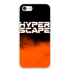 Чехол для iPhone 5/5S матовый с принтом Hyper Scape в Новосибирске, Силикон | Область печати: задняя сторона чехла, без боковых панелей | Тематика изображения на принте: esport | games | hyper scape | twitch | игроки | игролюбители | игроманы | игры | киберспорт | королевская битва | корона | твич | хупер скайп | хупер скайпе