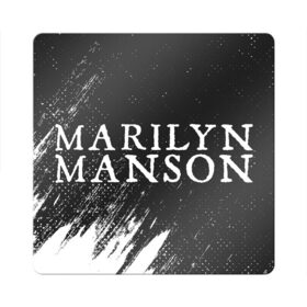 Магнит виниловый Квадрат с принтом MARILYN MANSON / М. МЭНСОН в Новосибирске, полимерный материал с магнитным слоем | размер 9*9 см, закругленные углы | logo | manson | marilyn | music | rock | группа | лого | логотип | логотипы | менсон | мерилин | мерлин | музыка | мэнсон | мэрилин | рок | символ