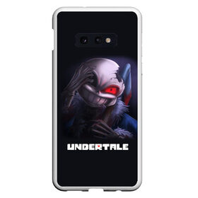 Чехол для Samsung S10E с принтом UNDERTALE в Новосибирске, Силикон | Область печати: задняя сторона чехла, без боковых панелей | sans | undertale | андертале | андертейл | игра | подземная история | подземная сказка | санс | ундертале