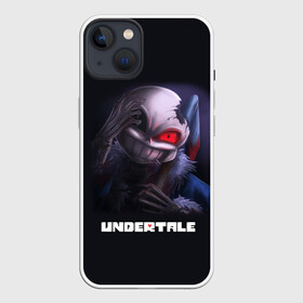 Чехол для iPhone 13 с принтом UNDERTALE в Новосибирске,  |  | sans | undertale | андертале | андертейл | игра | подземная история | подземная сказка | санс | ундертале