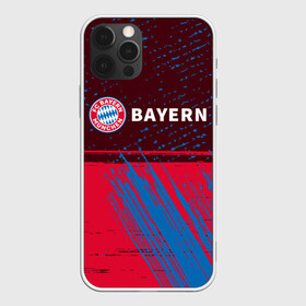 Чехол для iPhone 12 Pro с принтом FC BAYERN / БАВАРИЯ в Новосибирске, силикон | область печати: задняя сторона чехла, без боковых панелей | bayern | club | fc | footbal | logo | бавария | знак | клуб | лого | логотип | логотипы | символ | символы | форма | футбол | футбольная | футбольный