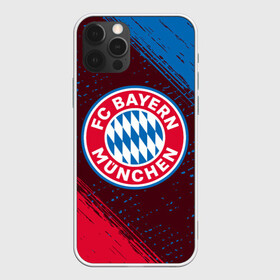 Чехол для iPhone 12 Pro с принтом FC BAYERN / БАВАРИЯ в Новосибирске, силикон | область печати: задняя сторона чехла, без боковых панелей | bayern | club | fc | footbal | logo | бавария | знак | клуб | лого | логотип | логотипы | символ | символы | форма | футбол | футбольная | футбольный