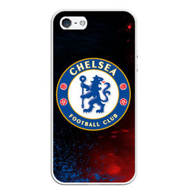 Чехол для iPhone 5/5S матовый с принтом CHELSEA F.C. / ЧЕЛСИ в Новосибирске, Силикон | Область печати: задняя сторона чехла, без боковых панелей | chelsea | club | footbal | logo | знак | клуб | логотип | логотипы | символ | символы | форма | футбол | футбольная | футбольный | челси