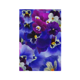 Обложка для паспорта матовая кожа с принтом Акварельные Цветы в Новосибирске, натуральная матовая кожа | размер 19,3 х 13,7 см; прозрачные пластиковые крепления | Тематика изображения на принте: flower | flowers | акварель | акварельные цветы | краска | краски | незабудка | рисунок | фиалка | фиалки | цветки | цветочки | цветы