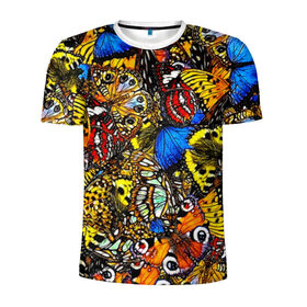 Мужская футболка 3D спортивная с принтом Ночные Бабочки в Новосибирске, 100% полиэстер с улучшенными характеристиками | приталенный силуэт, круглая горловина, широкие плечи, сужается к линии бедра | animals | butterfly | pattern | акварель | бабочка | бабочки | животные | крылышки | крылья | насекомые | ночные бабочки | паттерн | рисунок | тропические бабочки | цветные бабочки