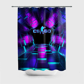 Штора 3D для ванной с принтом CS GO Neon Cubes в Новосибирске, 100% полиэстер | плотность материала — 100 г/м2. Стандартный размер — 146 см х 180 см. По верхнему краю — пластиковые люверсы для креплений. В комплекте 10 пластиковых колец | Тематика изображения на принте: beast | counter strike | cs | cs go | csgo | cubes | game | howl | hyper | hyperbeast | logo cs go | neon | аркада | вой | гипер бест | го | игра | компьютерная игра | контр страйк | контра | кс | кс гов | кубы | логотип кс го | неон | оружие 