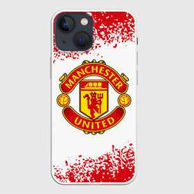 Чехол для iPhone 13 mini с принтом MANCHESTER UNITED в Новосибирске,  |  | club | footbal | logo | manchester | united | знак | клуб | лого | логотип | логотипы | манчестер | символ | символы | форма | футбол | футбольная | футбольный | юнайтед