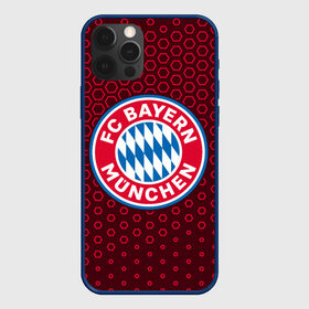 Чехол для iPhone 12 Pro с принтом FC BAYERN / БАВАРИЯ в Новосибирске, силикон | область печати: задняя сторона чехла, без боковых панелей | bayern | club | fc | footbal | logo | бавария | знак | клуб | лого | логотип | логотипы | символ | символы | форма | футбол | футбольная | футбольный