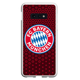 Чехол для Samsung S10E с принтом FC BAYERN / БАВАРИЯ в Новосибирске, Силикон | Область печати: задняя сторона чехла, без боковых панелей | bayern | club | fc | footbal | logo | бавария | знак | клуб | лого | логотип | логотипы | символ | символы | форма | футбол | футбольная | футбольный