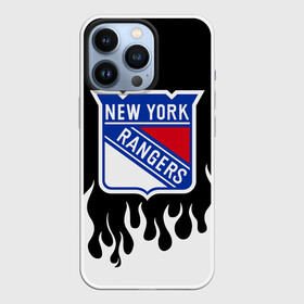 Чехол для iPhone 13 Pro с принтом Нью Йорк Рейнджерс в Новосибирске,  |  | hockey | new york | new york rangers | nhl | rangers | usa | нхл | нью йорк | нью йорк рейнджерс | рейнджерс | спорт | сша | хоккей | шайба