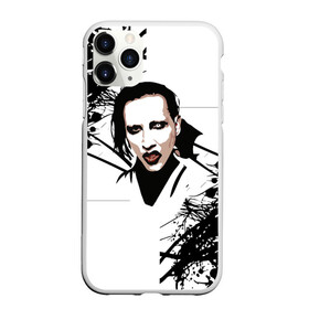 Чехол для iPhone 11 Pro Max матовый с принтом Marilyn Manson в Новосибирске, Силикон |  | marilyn manson | nothing records | известность | музыка | рок группа