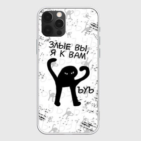 Чехол для iPhone 12 Pro Max с принтом ЪУЪ СЪУКА в Новосибирске, Силикон |  | cat | mem | memes | злой | интернет | кот | мем | мем кот | приколы | съука | ъуъ | ъуъ съука