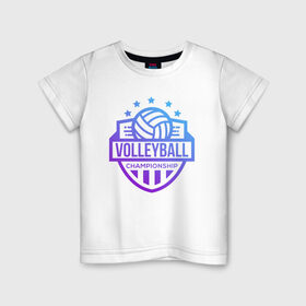 Детская футболка хлопок с принтом ВОЛЕЙБОЛ 2 в Новосибирске, 100% хлопок | круглый вырез горловины, полуприлегающий силуэт, длина до линии бедер | Тематика изображения на принте: beach | voleybal | volleyball | волебол | волейбол | волейболист | волейболистка | воллейбол | пляжный | я люблю