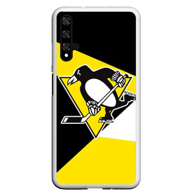 Чехол для Honor 20 с принтом Pittsburgh Penguins Exclusive в Новосибирске, Силикон | Область печати: задняя сторона чехла, без боковых панелей | hockey | nhl | penguins | pittsburg | pittsburgh | pittsburgh penguins | usa | нхл | пингвинз | питтсбург | питтсбург пингвинз | спорт | сша | хоккей | шайба