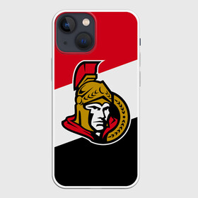 Чехол для iPhone 13 mini с принтом Оттава Сенаторз в Новосибирске,  |  | hockey | nhl | ottawa | ottawa senators | senators | usa | нхл | оттава | оттава сенаторз | сенаторз | спорт | сша | хоккей | шайба
