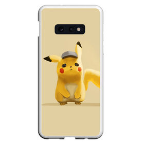 Чехол для Samsung S10E с принтом Pikachu Pika Pika в Новосибирске, Силикон | Область печати: задняя сторона чехла, без боковых панелей | Тематика изображения на принте: 