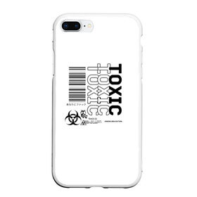 Чехол для iPhone 7Plus/8 Plus матовый с принтом Toxic World в Новосибирске, Силикон | Область печати: задняя сторона чехла, без боковых панелей | Тематика изображения на принте: 2020 | aesthetic | japan | tokyo | toxic | токио | токсик | эстетика | япония