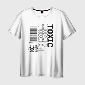 Мужская футболка 3D с принтом Toxic World в Новосибирске, 100% полиэфир | прямой крой, круглый вырез горловины, длина до линии бедер | 2020 | aesthetic | japan | tokyo | toxic | токио | токсик | эстетика | япония