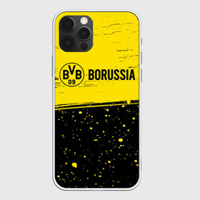 Чехол для iPhone 12 Pro Max с принтом BORUSSIA Боруссия в Новосибирске, Силикон |  | borussia | club | dortmund | footbal | logo | боруссия | дортмунд | знак | клуб | логотип | логотипы | символ | символы | форма | футбол | футбольная | футбольный