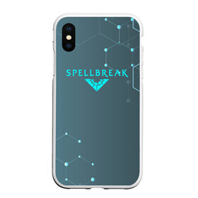 Чехол для iPhone XS Max матовый с принтом Spellbreak Hex в Новосибирске, Силикон | Область печати: задняя сторона чехла, без боковых панелей | Тематика изображения на принте: battle royal | fantasy | game | game spellbreak | hex | logo spellbreak | rpg | spellbreak | боевая магия | боевой маг | игра | игра spellbreak | королевская битва | логотип | логотип spellbreak | магические перчатки | персонажи spellbreak | р