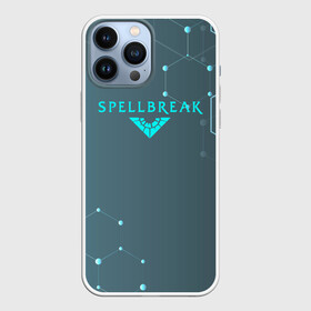 Чехол для iPhone 13 Pro Max с принтом Spellbreak Hex в Новосибирске,  |  | Тематика изображения на принте: battle royal | fantasy | game | game spellbreak | hex | logo spellbreak | rpg | spellbreak | боевая магия | боевой маг | игра | игра spellbreak | королевская битва | логотип | логотип spellbreak | магические перчатки | персонажи spellbreak | р