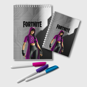 Блокнот с принтом FORTNITE ФОРТНАЙТ 2021 в Новосибирске, 100% бумага | 48 листов, плотность листов — 60 г/м2, плотность картонной обложки — 250 г/м2. Листы скреплены удобной пружинной спиралью. Цвет линий — светло-серый
 | 2019 | battle royale | chapter 2 | epic games | fortnite | game | season x | zombie | зомби | фортнайт