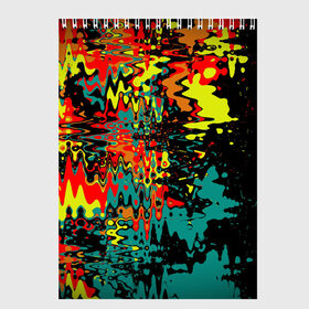 Скетчбук с принтом городской камуфляж в Новосибирске, 100% бумага
 | 48 листов, плотность листов — 100 г/м2, плотность картонной обложки — 250 г/м2. Листы скреплены сверху удобной пружинной спиралью | abstract | pattern | texture | абстракция | пятна красок | разноцветный | текстура | узор | хаки | эффект красок